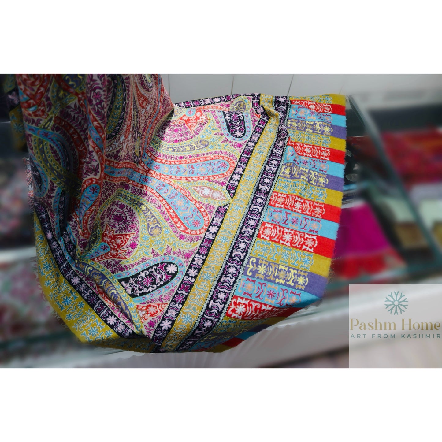 Pashmina Kalamkari Shawl