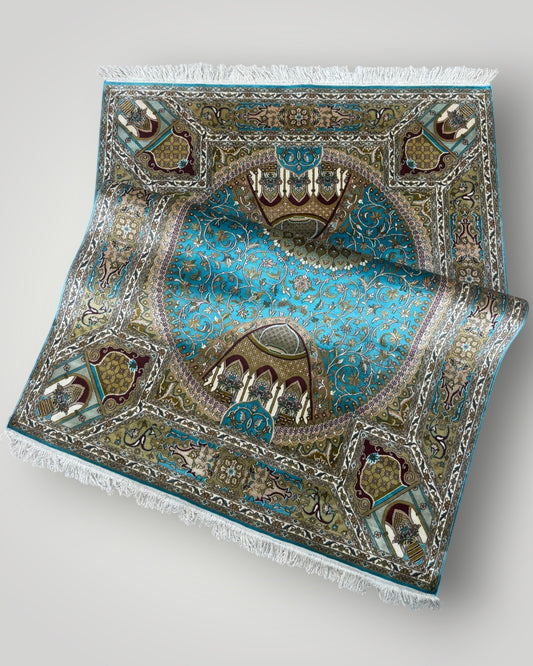 6FT × 4FT Pari Mahal Silk On Silk Hand Knotted Carpet