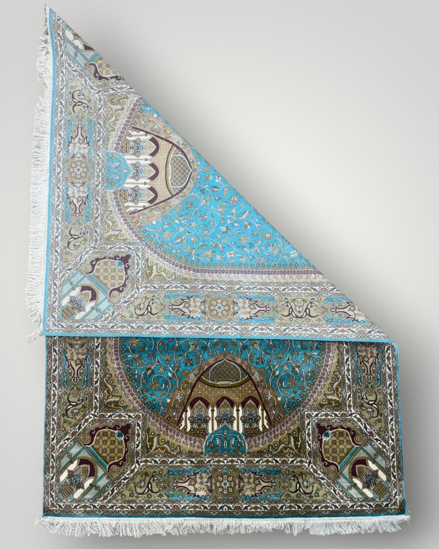 6FT × 4FT Pari Mahal Silk On Silk Hand Knotted Carpet